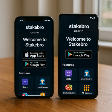 Stakebro Casino - Mobile App Availability - iOS and Android Access