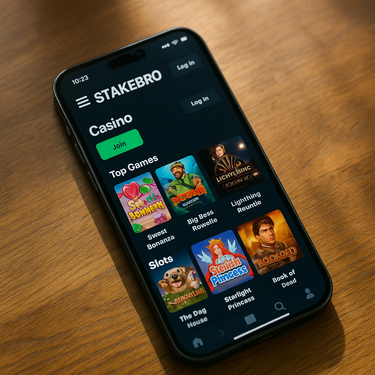 Stakebro Casino - Play on Mobile Anytime - Mobile Responsive Design
