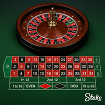 Stake - Roulette Game - European Roulette Casino