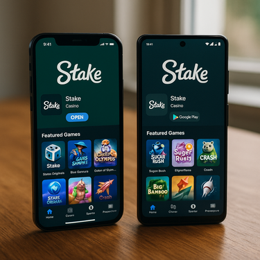 Stake Casino - Mobile Apps - iOS and Android Compatible